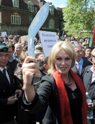 Gurkhas threat of violence is a shortcut : see joanna proves it by waving this bent knife about.